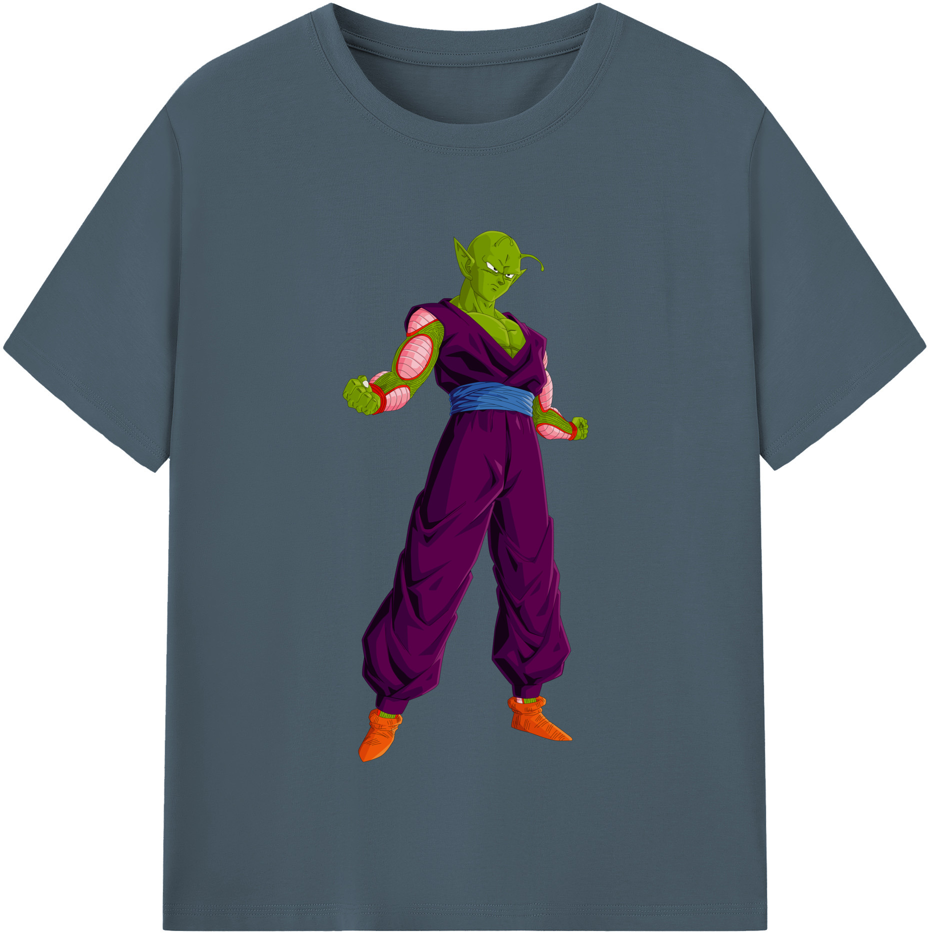（画像用） ドラゴンボール ピッコロ DRAGON BALL Piccolo 綿100％半袖Tシャツ（フロントプリント）